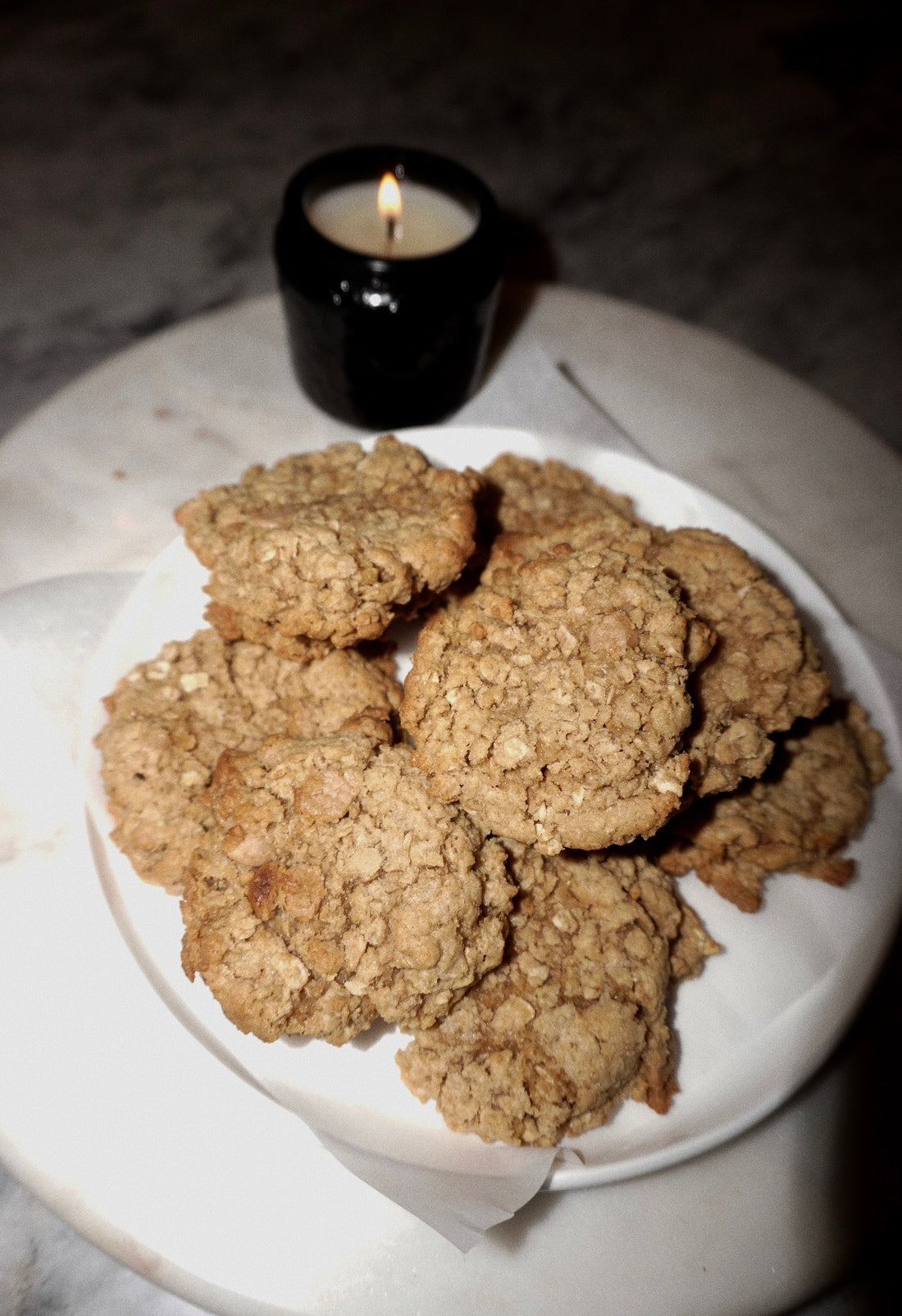 salted caramel oatmeal cookies