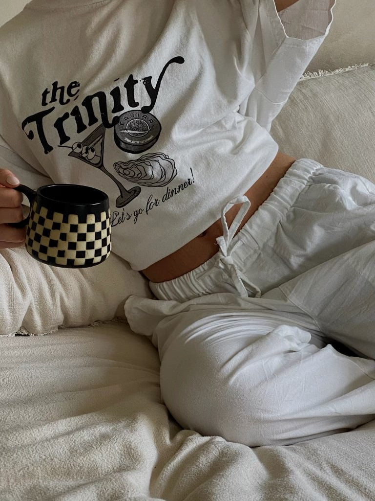 'The Trinity' Tee - Black & White