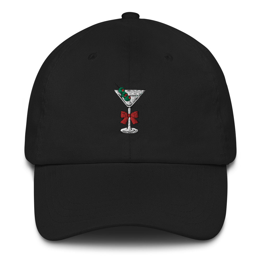 Kirty’s Holiday Martini Dad Hat - Manzanilla