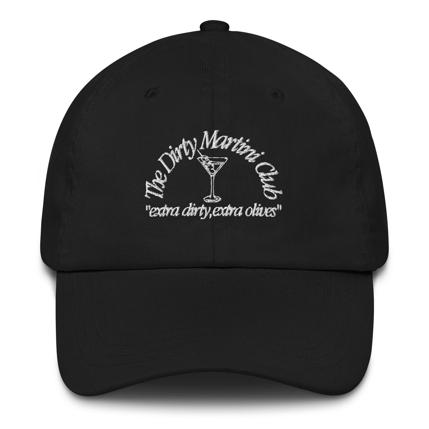 'Dirty Martini Club' Dad Hat - Noir