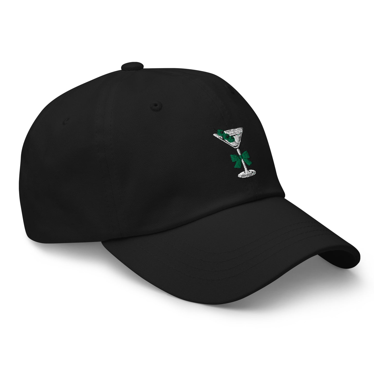 Kirty’s Holiday Martini Dad Hat - Evergreen
