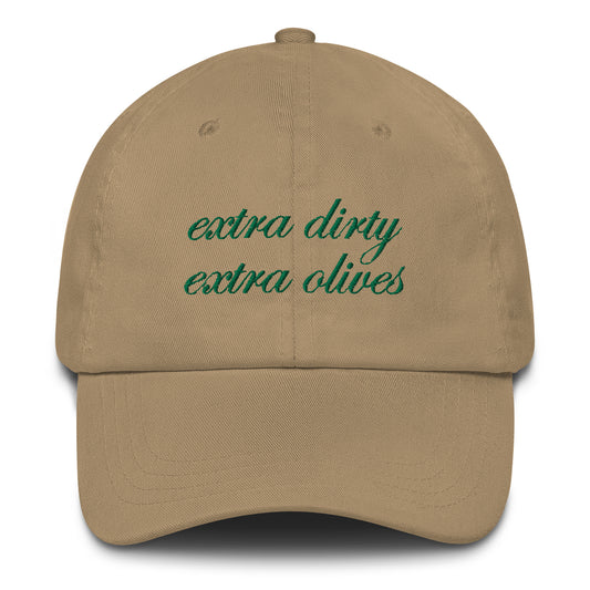 'Extra Dirty, Extra Olives®'™ Dad Hat - Tan