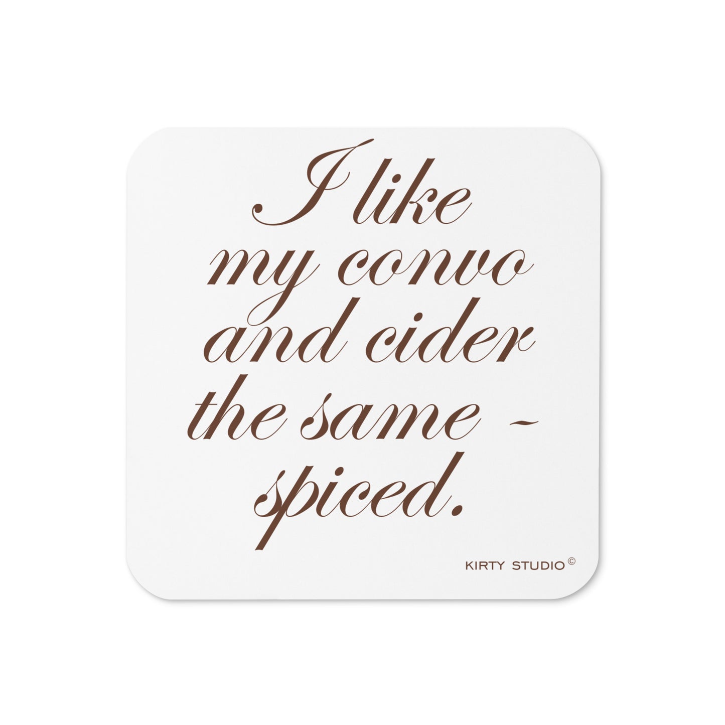 'Spiced Convo' Coaster