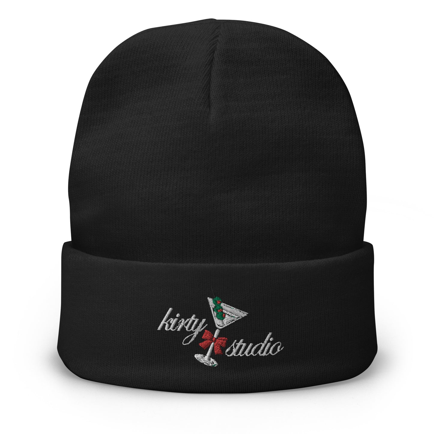 Kirty's Holiday Martini Woven Beanie - Manzanilla
