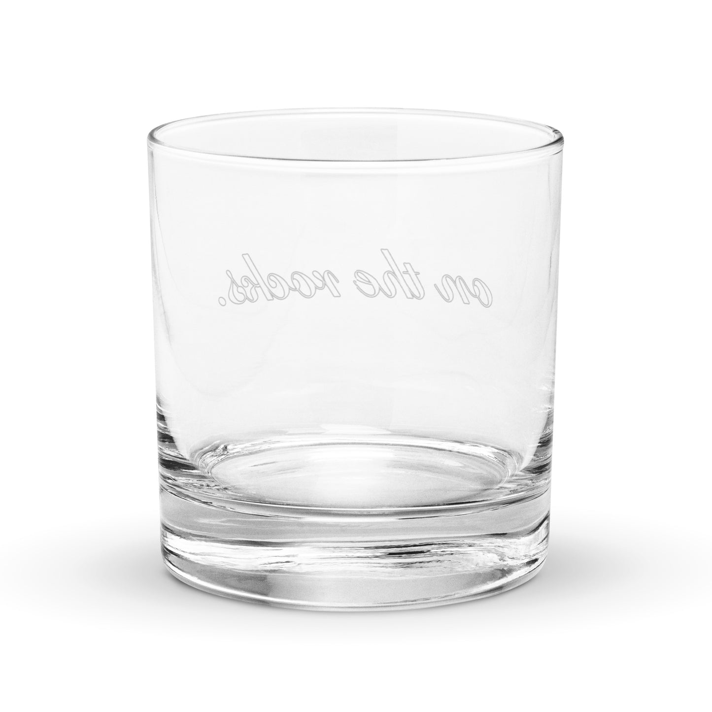 'On The Rocks' Lowball Cocktail Glass