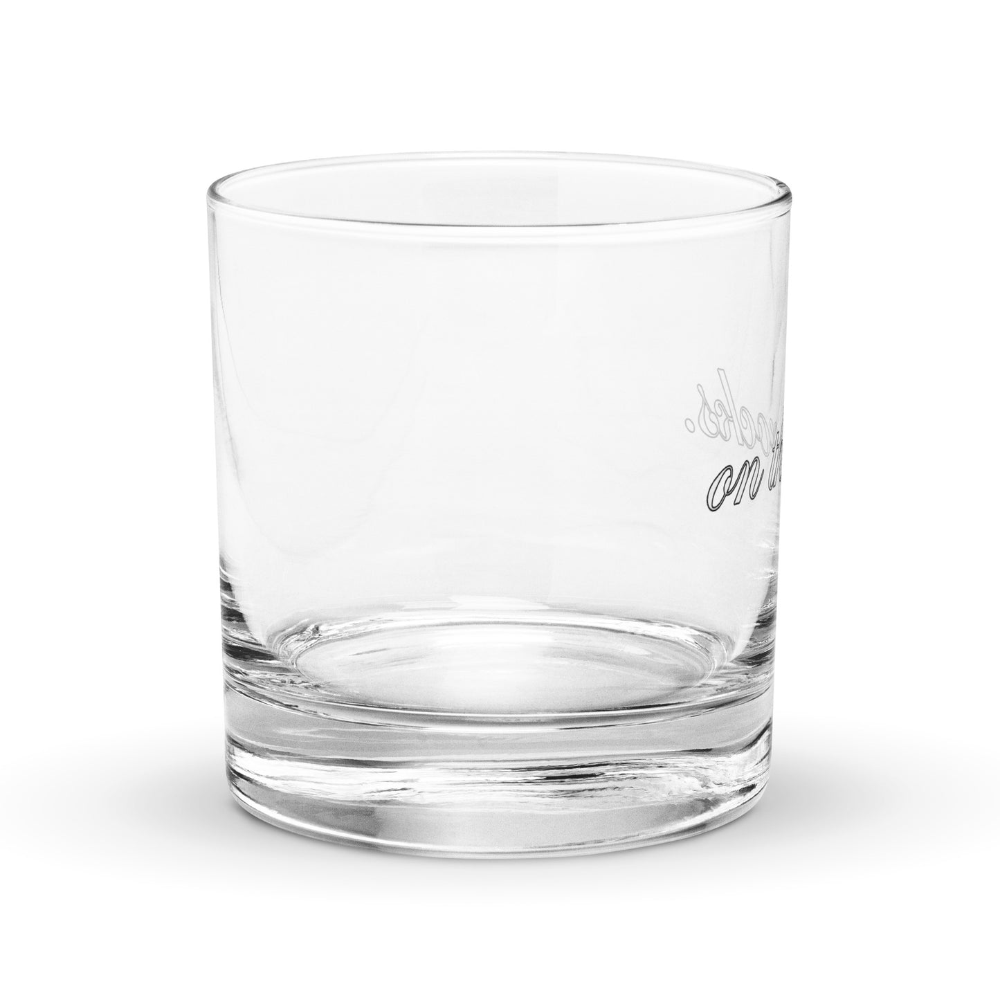 'On The Rocks' Lowball Cocktail Glass