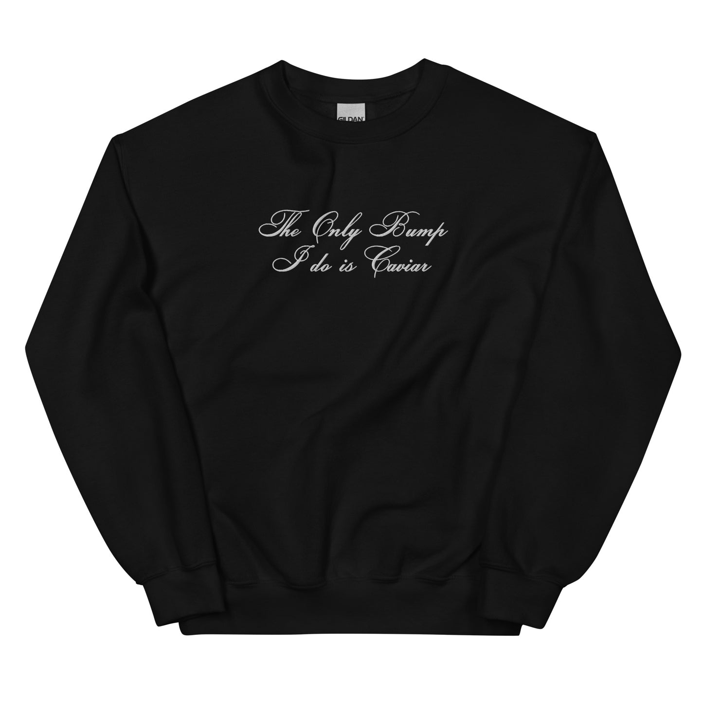 'Caviar Bump' Sport Crew - Black Sturgeon