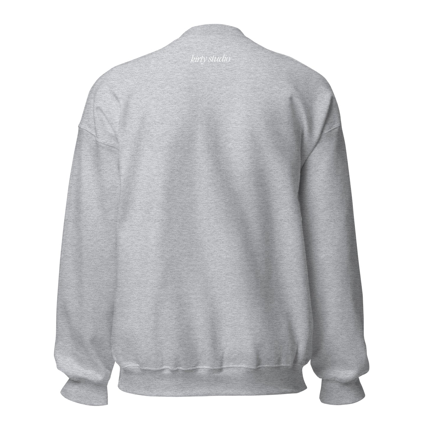 Kirty's Holiday Martini Sport Crew - Heather Grey / Evergreen