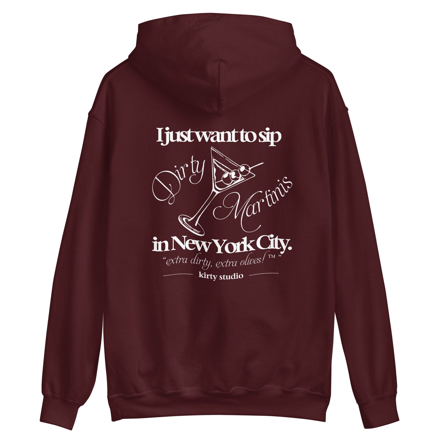 'NYC Dirty Martini' Unisex Sport Hoodie