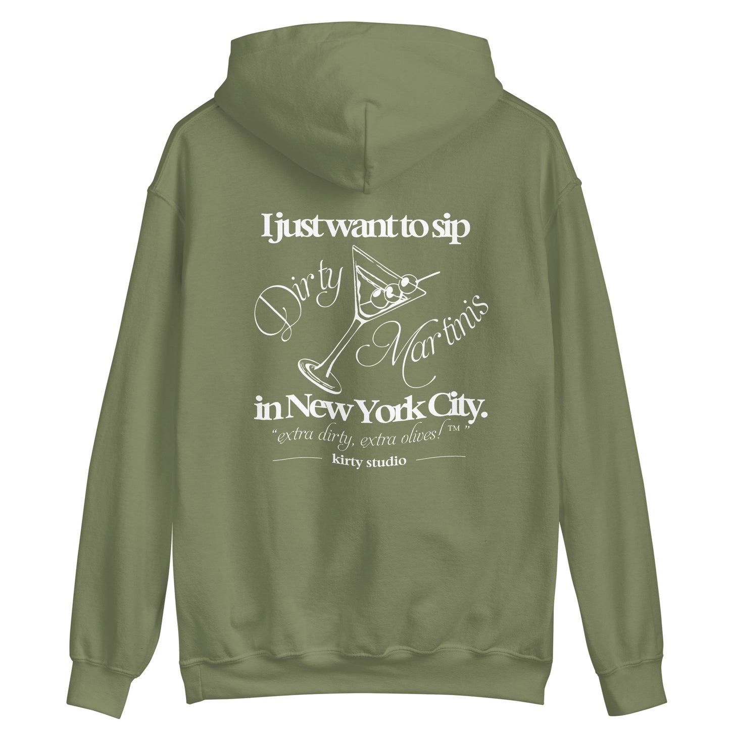 'NYC Dirty Martini' Unisex Sport Hoodie