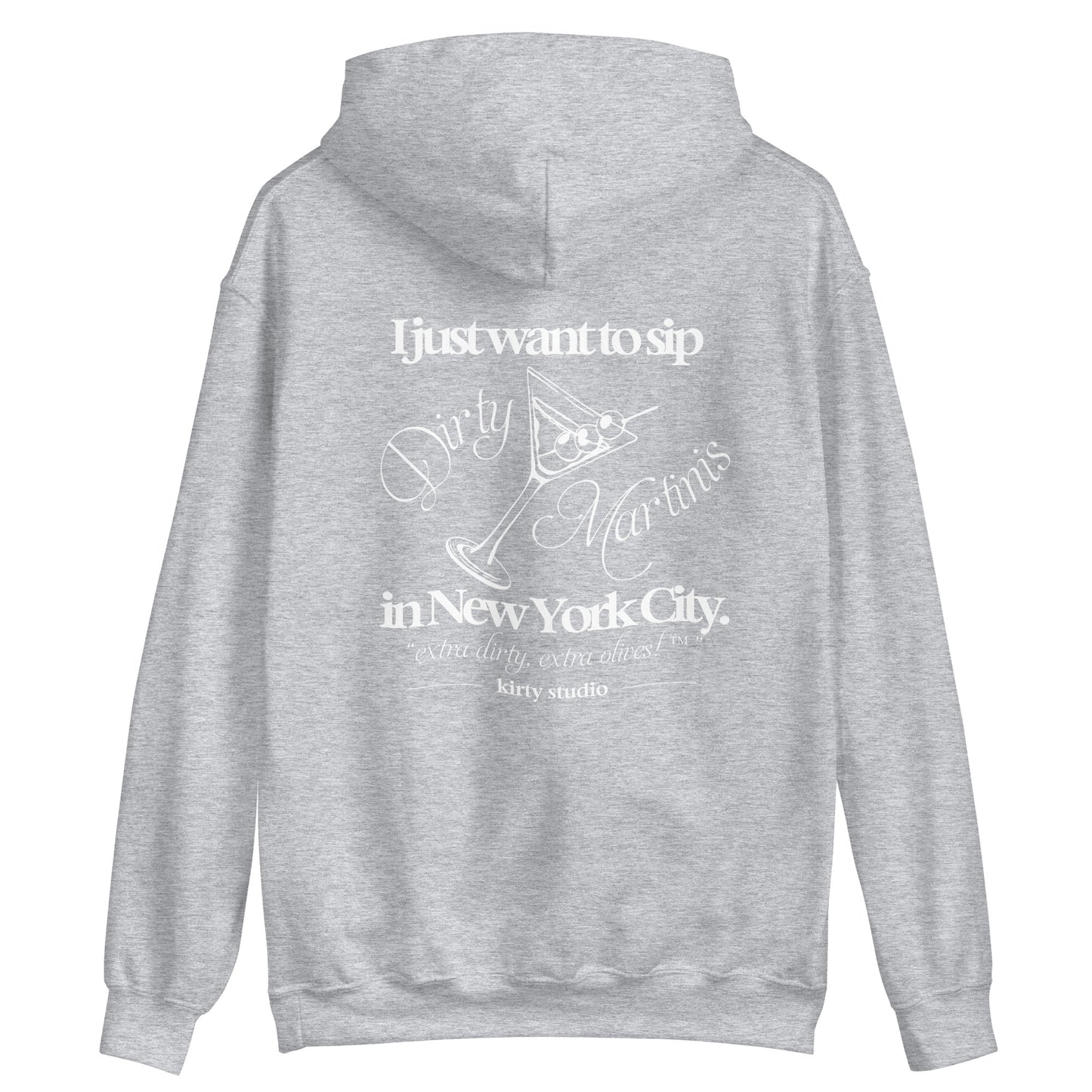 'NYC Dirty Martini' Unisex Sport Hoodie
