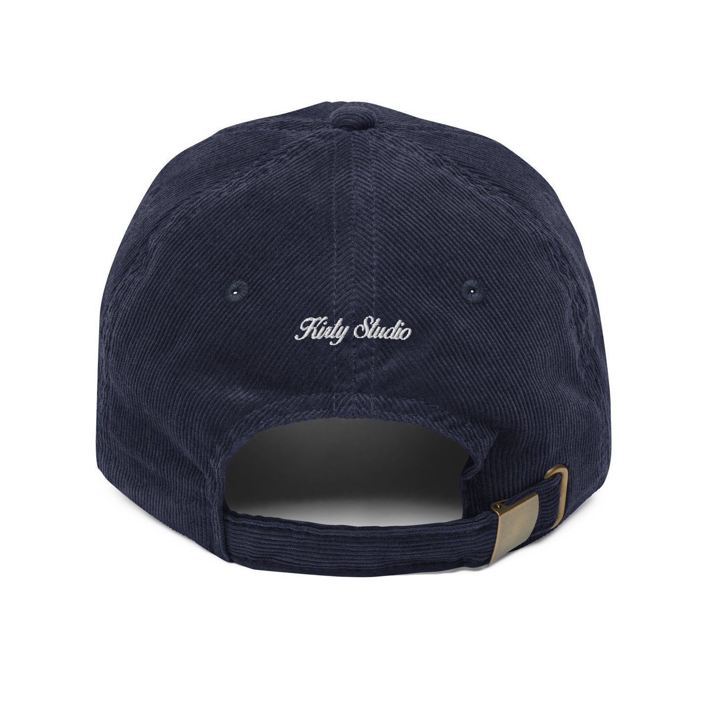 'Blue Cheese Stuffed Olives' Corduroy Hat - Indigo