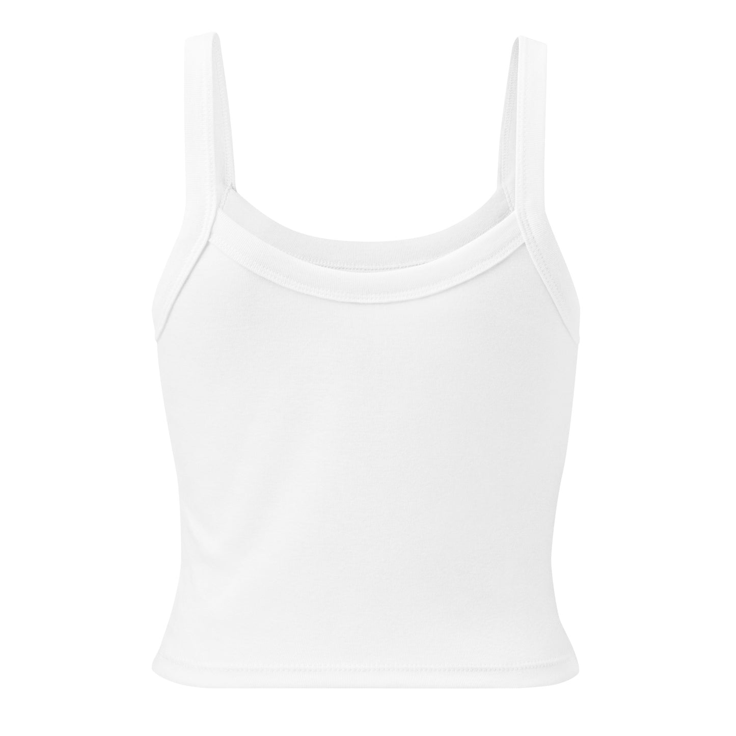 'Dice' Ribbed Tank - Bone