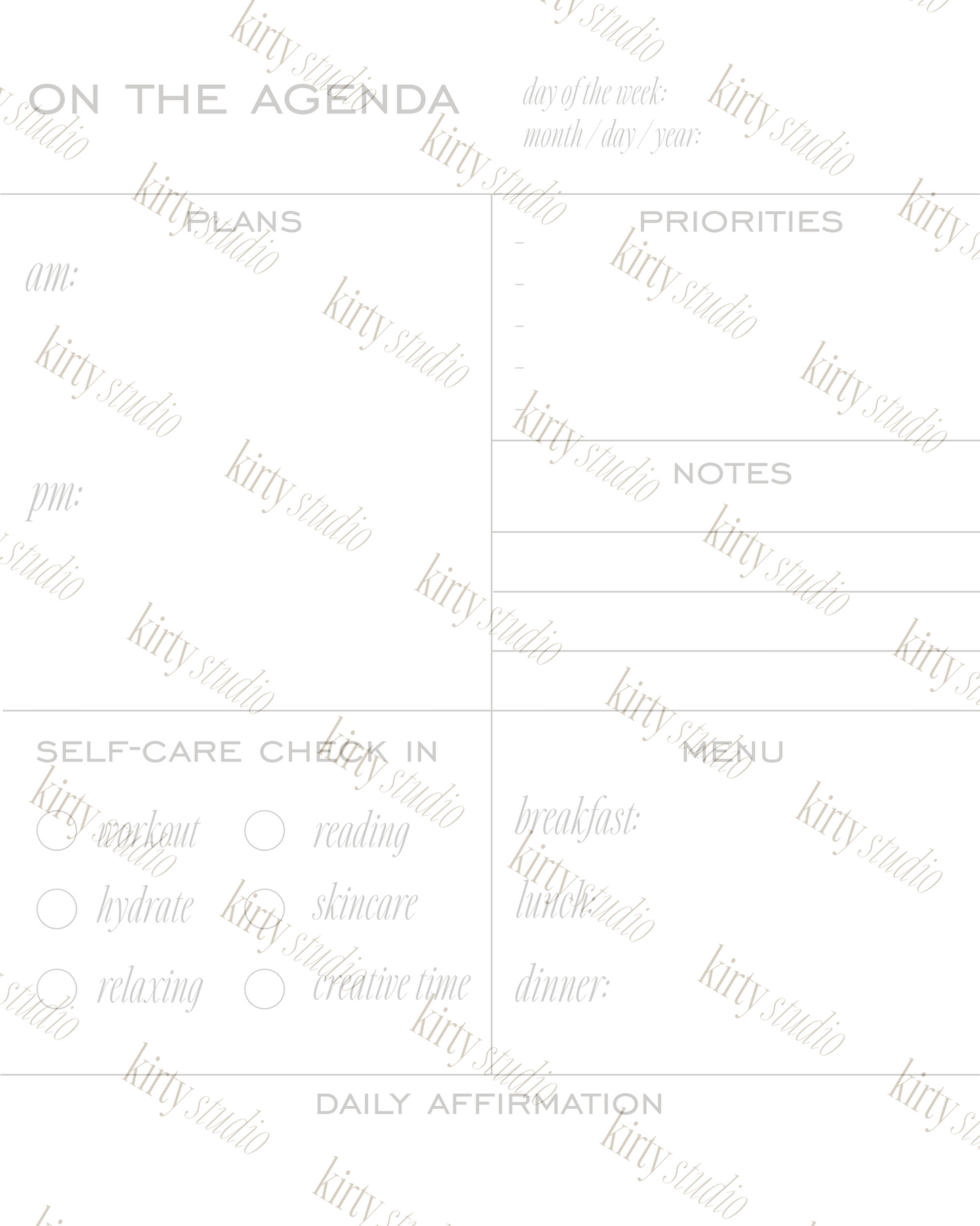 'Keeping It Together' Digital Planner