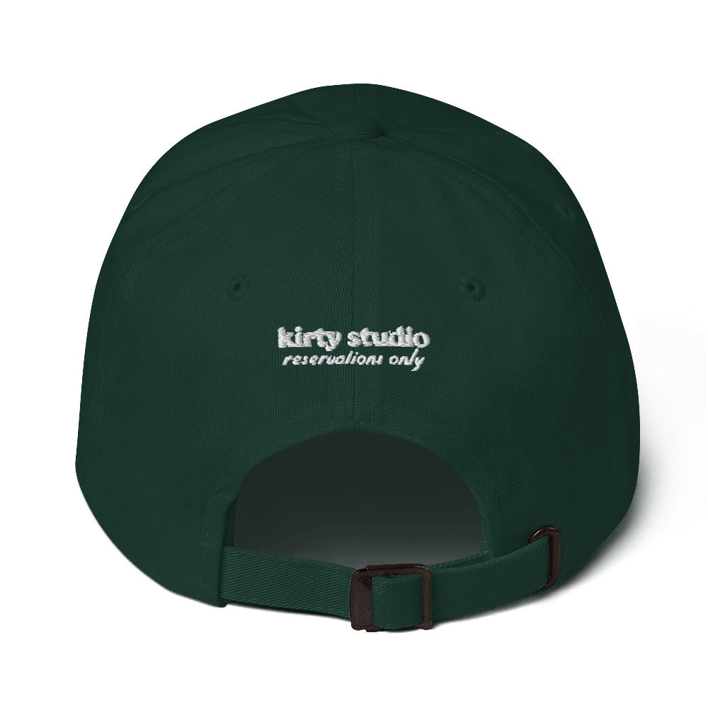 'Martini & Oyster House' Dad Hat - Hunter Green