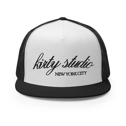 'Kirty Studio' Trucker Hat - B&W