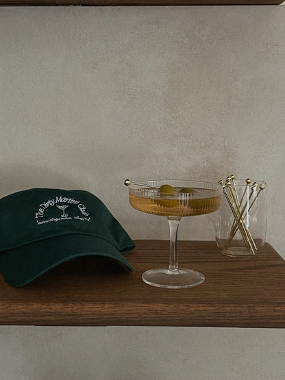 'Dirty Martini Club' Dad Hat - Hunter Green