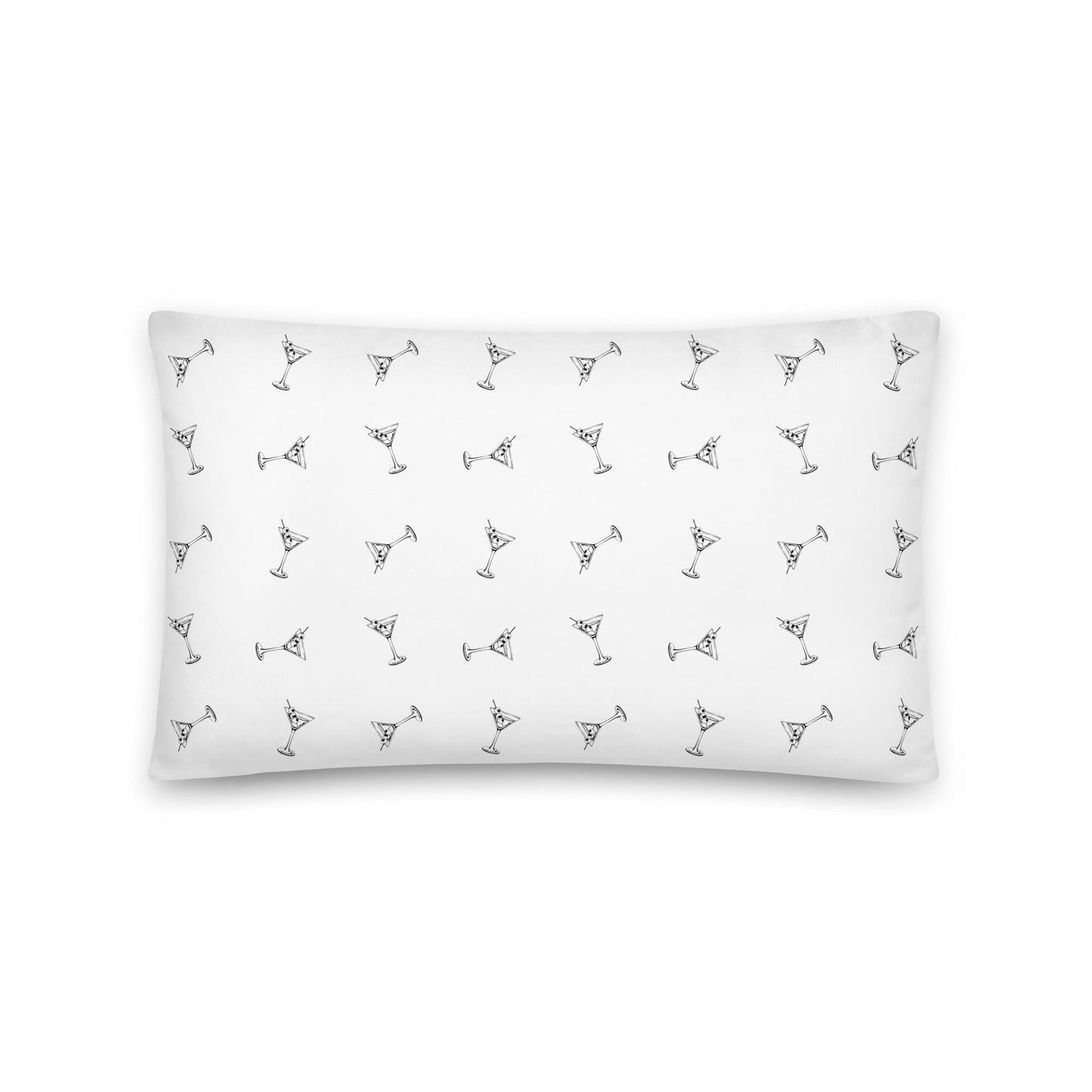 Mini Martini Decorative Pillow