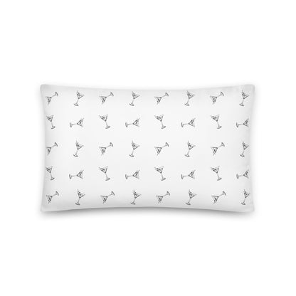 Mini Martini Decorative Pillow