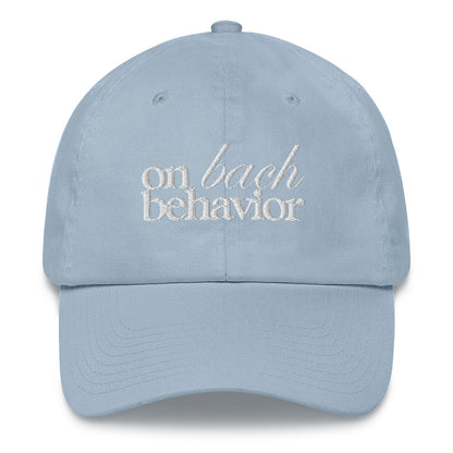 'On Bach Behavior' Dad Hat