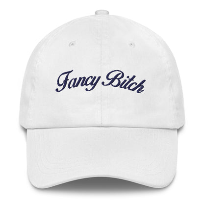 'Fancy Bitch' Dad Hat - Jet Blue