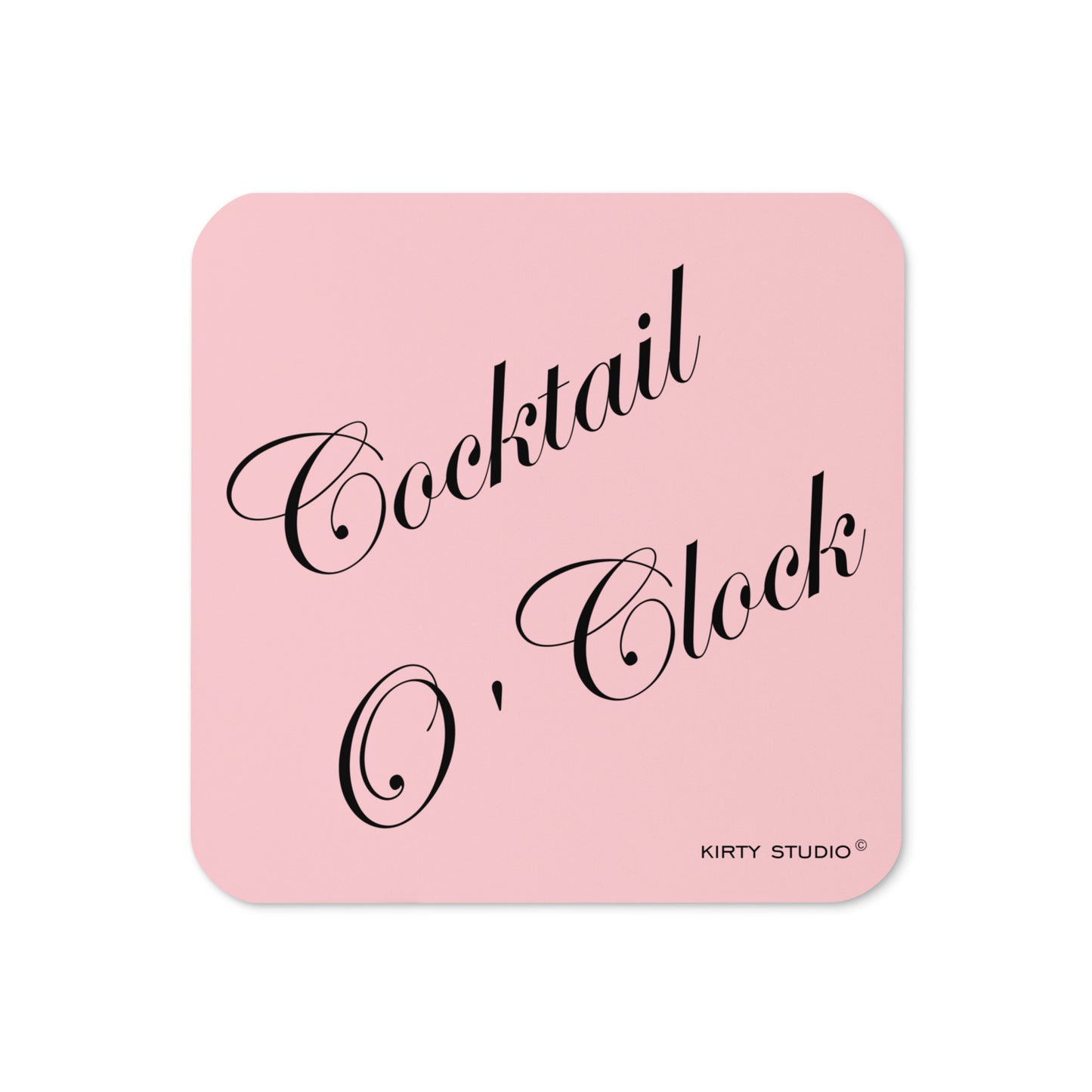 'Cocktail O'Clock' Coaster