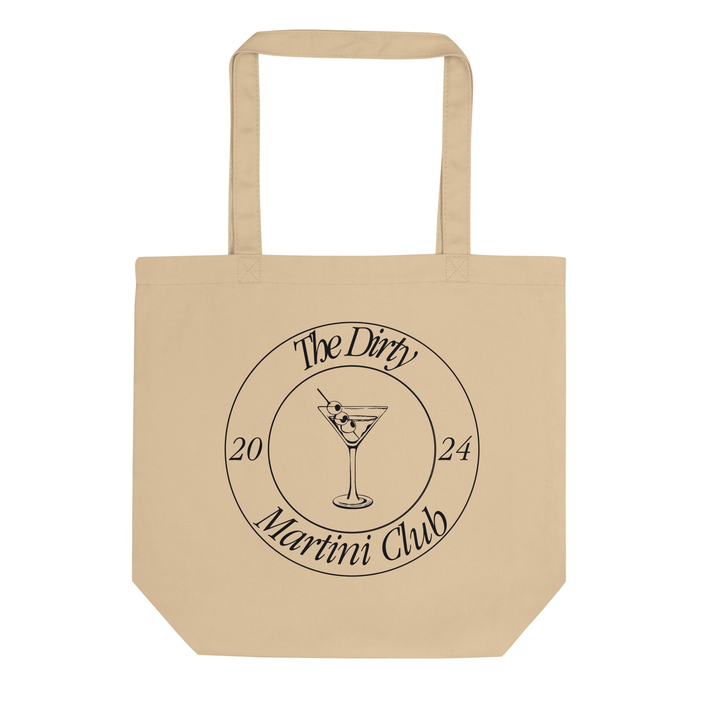 'Dirty Martini Club' Organic Tote