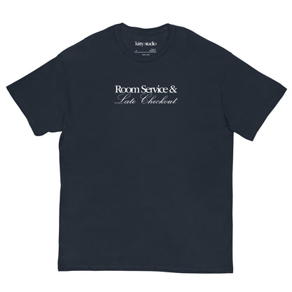 'Room Service' Tee - Navy