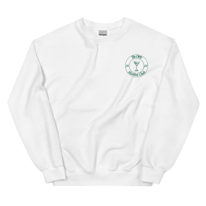 'Dirty Martini Club' Sport Crew - White