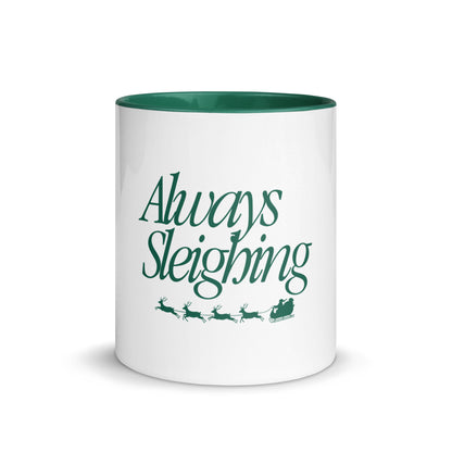 'Always Sleighing' Mug - Pine