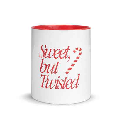 'Sweet, but Twisted' Mug - Candy Red